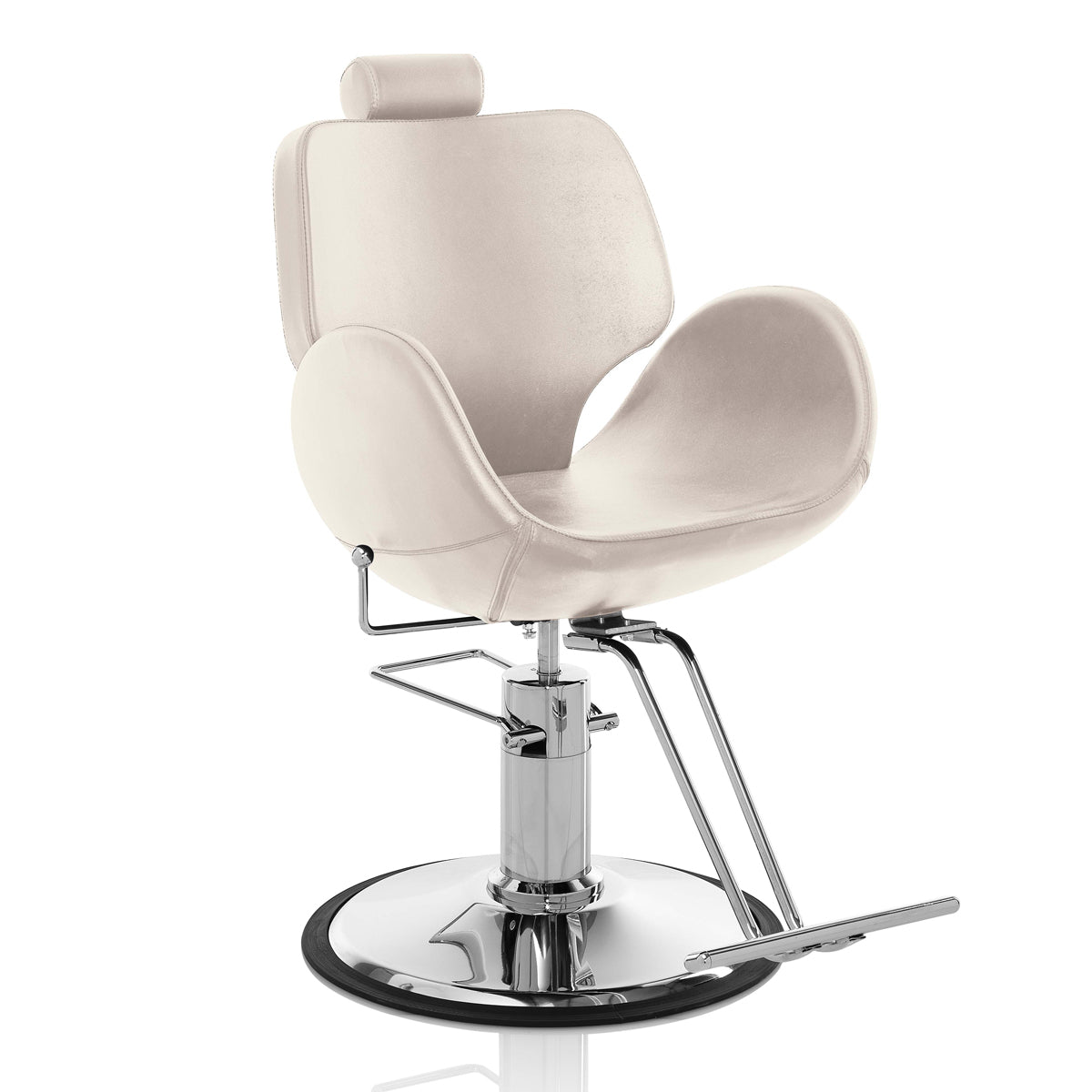 BREZO Sedia for Trucco, Sedia Camera Da Letto, Senza Ruote, Girevole a 360°, Adatta for Soggiorno e Camera Da Letto (Color : White BREZO Sedia for Trucco, Sedia Camera Da Letto, Senza Ruote, Girevole a 360°, Adatta for Soggiorno e Camera Da Letto (Color : White
