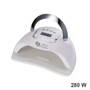 Lampada UV LED 280W per estetista manicure ricostruzione unghie UV display digitale luce rosa