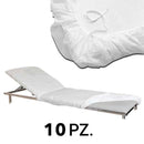 COPRILETTINO IN TNT CON ELASTICO E LACCETTI ROIAL COPRI MATERASSINO COPRIMATERASSINO MONOUSO COPRI LETTINO