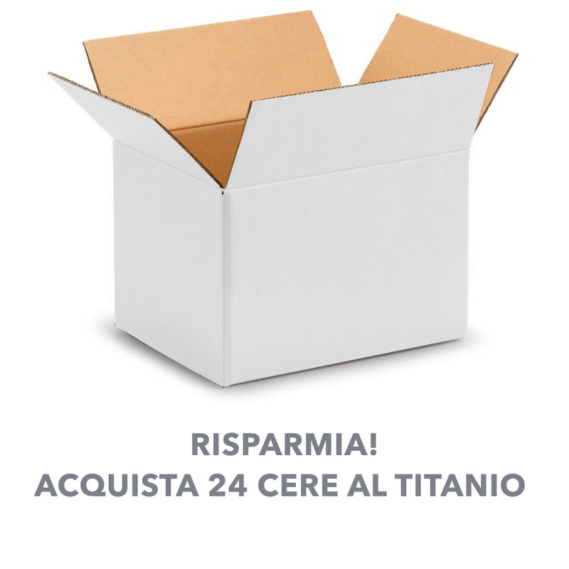 Cera Titanio Ro.ial liposolubile 400 ml titanio rosa Roial ceretta professionale italiana