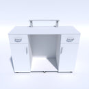 BANCO CASSA RECEPTION LEGNO E VETRO PER CENTRO ESTETICO ESTETISTE CENTRO BENESSERE SPA LEGNO BIANCO E VETRO MARLYN KEOPALIA KE133070