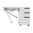 TAVOLO MANICURE CON ASPIRATORE PIEGHEVOLE RICHIUDIBILE CON CASSETTI KEOPALIA