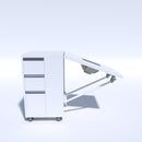 TAVOLO MANICURE CON ASPIRATORE PIEGHEVOLE RICHIUDIBILE CON CASSETTI KEOPALIA