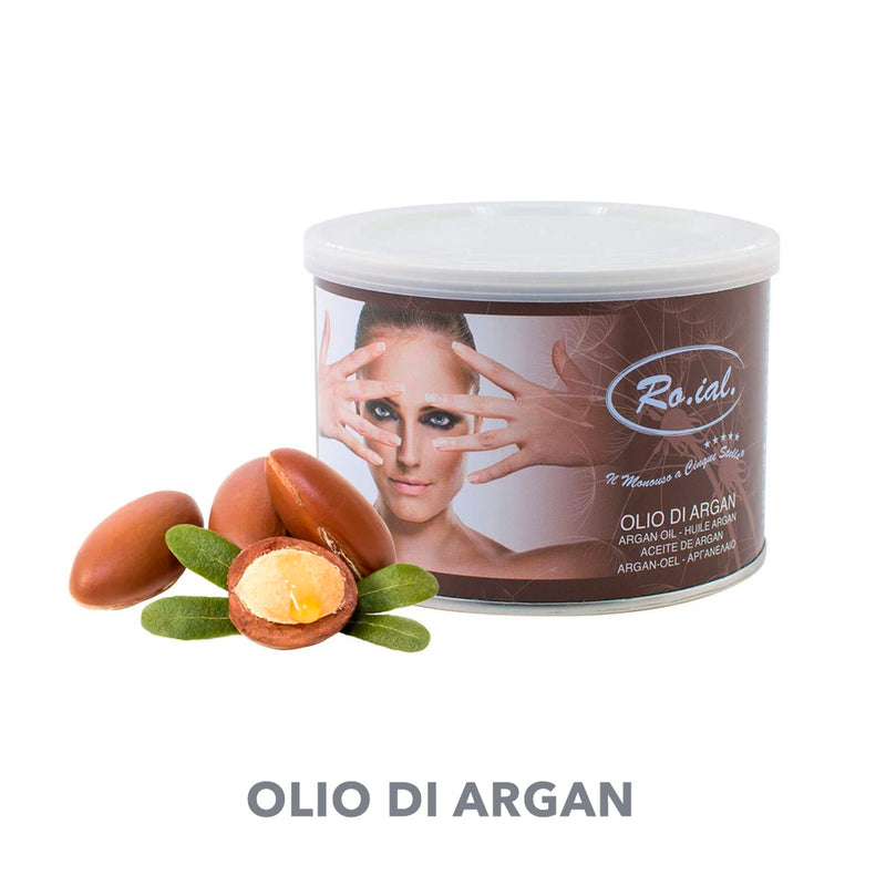 Cera Argan Ro.ial liposolubile 400 ml olio di argan Roial ceretta professionale italiana