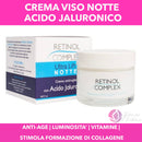 CREMA VISO NOTTE RETINOL COMPLEX ACIDO JALURONICO CREMA ANTIRUGHE ANTI AGE 50 ML