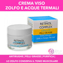 RETINOL COMPLEX CREMA ANTIRUGHE PER PELLI GRASSE CON ZOLFO E ACQUE TERMALI 50 ML