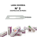 Lame sgorbia monouso, lame da 1-2-3-4-5-6-8-10-12-15