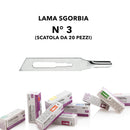 Lame sgorbia monouso, lame da 1-2-3-4-5-6-8-10-12-15