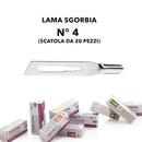 Lame sgorbia monouso, lame da 1-2-3-4-5-6-8-10-12-15