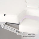 LETTINO SPA MASSAGGIO 3 MOTORI 3 SNODI CON ILLUMINAZIONE LED CENTRO ESTETICO