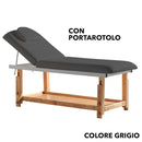 LETTINO PER MASSAGGIO ESTETISTA MASSAGGIATORE CENTRO ESTETICO SPA CENTRO BENESSERE LEGNO CON RIPIANO PORTA OGGETTI