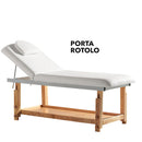 LETTINO PER MASSAGGIO ESTETISTA MASSAGGIATORE CENTRO ESTETICO SPA CENTRO BENESSERE LEGNO CON RIPIANO PORTA OGGETTI