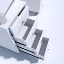 Tavolo manicure con aspiratore in legno 8 cassetti per estetista centro estetico