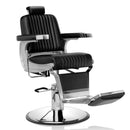 POLTRONA DA BARBIERE PARRUCCHIERE VINTAGE CROMATA BASE ROTONDA PISTONE A GAS PEDALE HAIR TRIUMPH