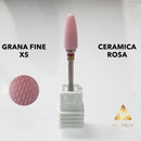 PUNTA IN CERAMICA ROSA PINK UNIVERSALE PER FRESA MANICURE RICOSTRUZIONE UNGHIE