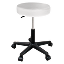 Sgabello sedia manicure per estetista con ruote altezza regolabile bianco o nero centro estetico
