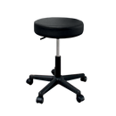 Sgabello sedia manicure per estetista con ruote altezza regolabile bianco o nero centro estetico