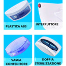 STERILIZZATORE UV AI RAGGI ULTRAVIOLETTI OZONO 2 IN 1