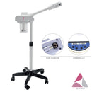 Vaporizzatore con Ozono per estetista centro estetico base con ruote