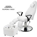 COMBINATO POLTRONA SOL PER PODOLOGIA CON GAMBALI SEPARATI + VASCA META