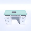 TAVOLO MANICURE CON ASPIRATORE POSTAZIONE IN LEGNO NAIL ART PER CENTRO ESTETICO ESTETISTA KEOPALIA KE134780 ZURIGO