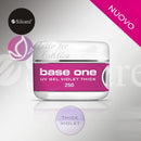 BASE ONE SILCARE UV GEL VIOLET THICK 250 ML NAIL ART ALTA DENSITÀ
