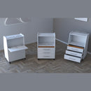 MOBILE CON CASSETTO STERILIZZATORE CARRELLO PER ESTETISTE CENTRI BENESSERE E SPA KEOPALIA WEELKO SPIN NIETDA