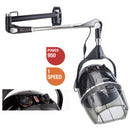 CASCO PER ASCIUGATURA CAPELLI PER PARRUCCHIERE 950W CON PIEDE O BRACCIO BIANCO O NERO