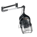 CASCO PER ASCIUGATURA CAPELLI PER PARRUCCHIERE 1200W CON PIEDE O BRACCIO BIANCO O NERO