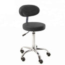 SGABELLO SEDIA MANICURE PER ESTETISTA REGOLABILE IN ALTEZZA PER TAVOLO MANICURE CENTRO ESTETICO CON RUOTE PISTONE KEOPALIA