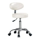 SGABELLO SEDIA MANICURE PER ESTETISTA REGOLABILE IN ALTEZZA PER TAVOLO MANICURE CENTRO ESTETICO CON RUOTE PISTONE KEOPALIA