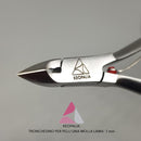 TRONCHESINO PER PELLI DA 7 MM ACCIAIO INOX PER MANICURE E PEDICURE UNA MOLLA NON SI ARRUGGINISCE KEOPALIA