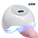 LAMPADA LED 60W FORNELLO UNGHIE NAIL ART ESTETISTA CENTRO ESTETICO PROFESSIONALE