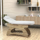 LETTINO IN LEGNO CON RIPIANO PER MASSAGGIATORE ESTETISTA SPA CENTRO ESTETICO ELEGANT MELCAP