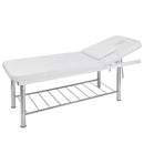 LETTINO PER ESTETISTA MASSAGGIATORE MASSAGGI CON RIPIANO GRIGLIA SPA CON FORO VISO