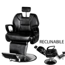 POLTRONA DA BARBIERE RECLINABILE DA TAGLIO CAPELLI IDAHO MELCAP