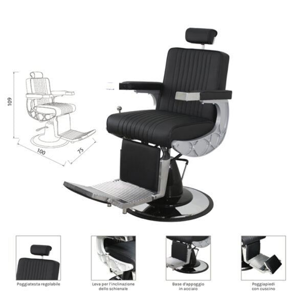 Sedia Barbiere Sedia Per Parrucchiere POLTRONA DA BARBIERE
