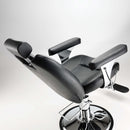 POLTRONA DA BARBIERE PARRUCCHIERE BASE ROTONDA PISTONE A GAS PEDALE Hair Siviglia