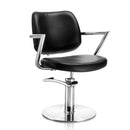 SEDIA POLTRONA DA BARBIERE PARRUCCHIERE PEDALE PISTONE A GAS HAIR ALPHA