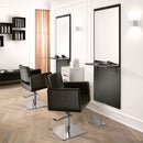 SEDIA POLTRONA DA BARBIERE PARRUCCHIERE PEDALE PISTONE A GAS HAIR KING