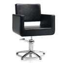 SEDIA POLTRONA DA BARBIERE PARRUCCHIERE PEDALE PISTONE A GAS HAIR KING