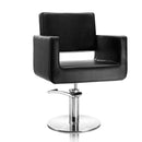 SEDIA POLTRONA DA BARBIERE PARRUCCHIERE PEDALE PISTONE A GAS HAIR KING