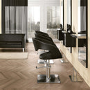 SEDIA POLTRONA DA PARRUCCHIERE CAPELLI BARBIERE PEDALE PISTONE A GAS HAIR WAVE