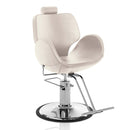 POLTRONA TRUCCO MAKE UP RECLINABILE ALEZZA REGOLABILE VISAGISTA REGOLABILE CON POGGIAPIEDI E PEDALE IDRAULICO LUMIA XANITALIA