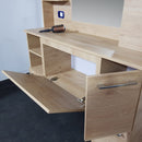 POSTAZIONE DOPPIA DA BARBIERE BARBER SHOP PARRUCCHIERE CON LAVABO LAVELLO IN LEGNO MADE IN ITALY ITALIANA PERSONALIZZABILE