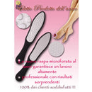 RASPA IN ACCIAIO PER PEDICURE MICROFORATA AL LASER PER CALLI E DURONI