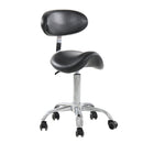 Sgabello con schienale a sella per estetista parrucchiere pedicure manicure cavallo