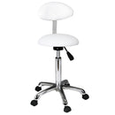 SGABELLO CON SCHIENALE PER ESTETISTA MANICURE CENTRO ESTETICO WEELKO 1021ab2 PRACTI+